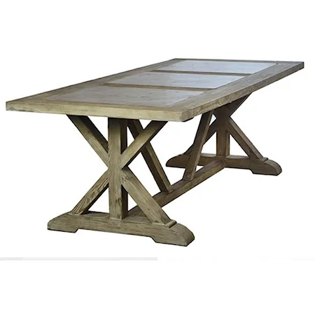 Soloman Dining Table with Trestle Base